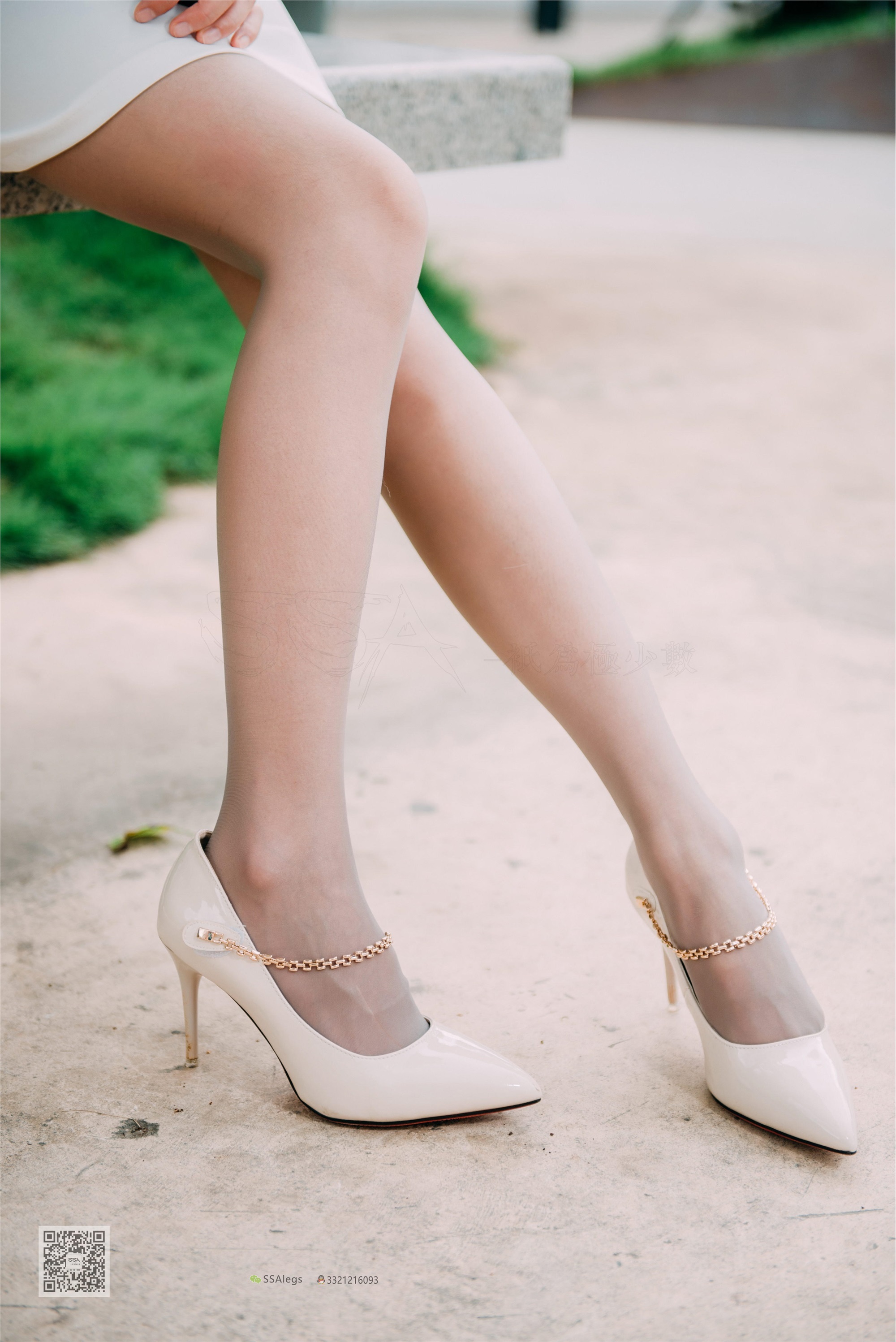 SSA丝社 NO.007 nono 街拍灰丝特辑